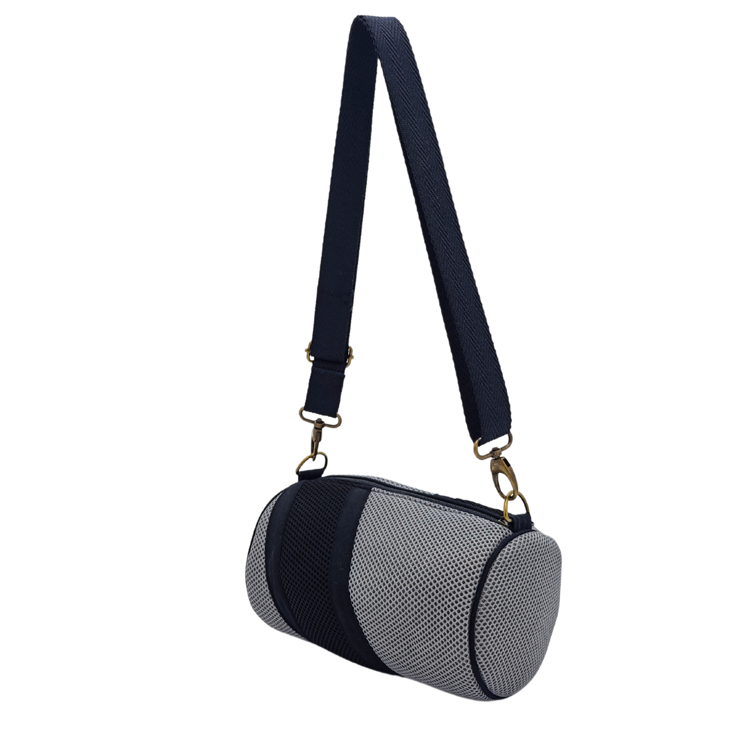 Mini Bolso Básico Gris-Negro