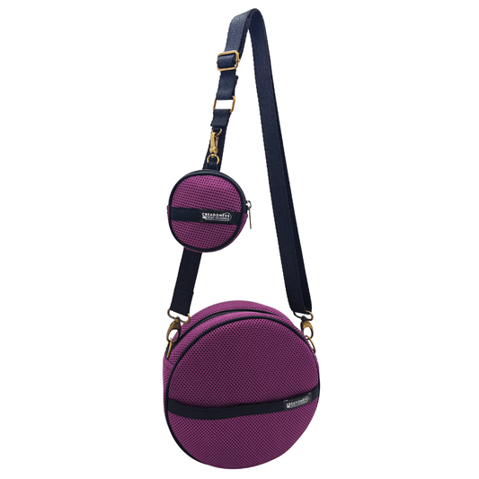 Bolso Circular con Monedero Full Violeta