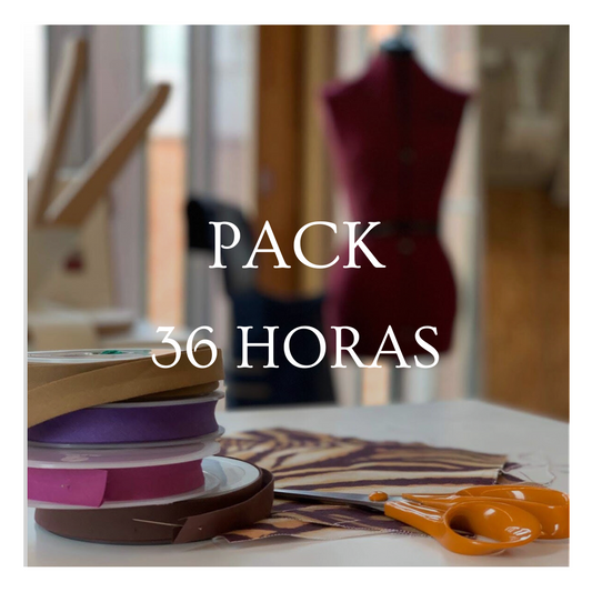 Patronaje y Confección Asistida | PACK 36 HORAS