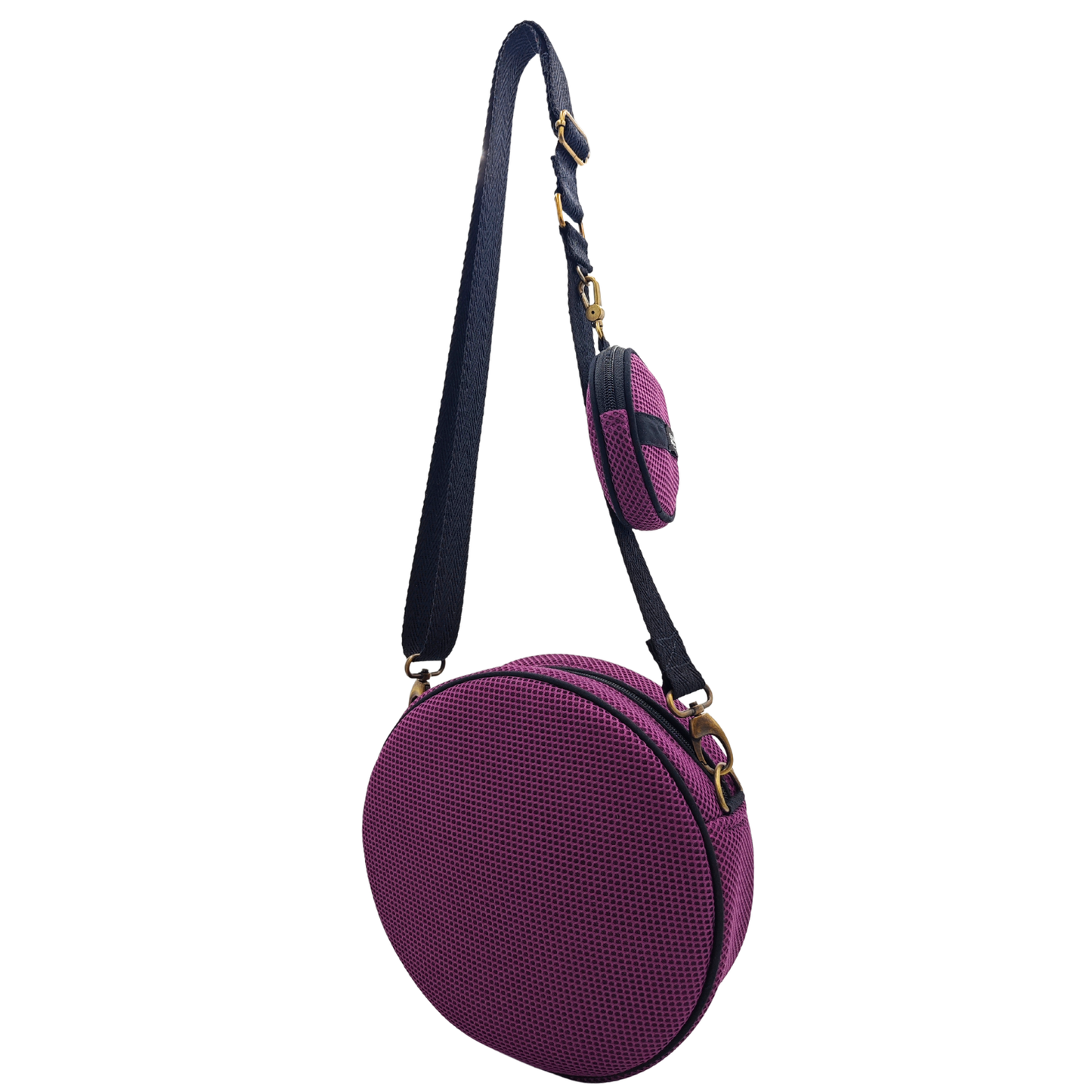 Bolso Circular con Monedero Full Violeta