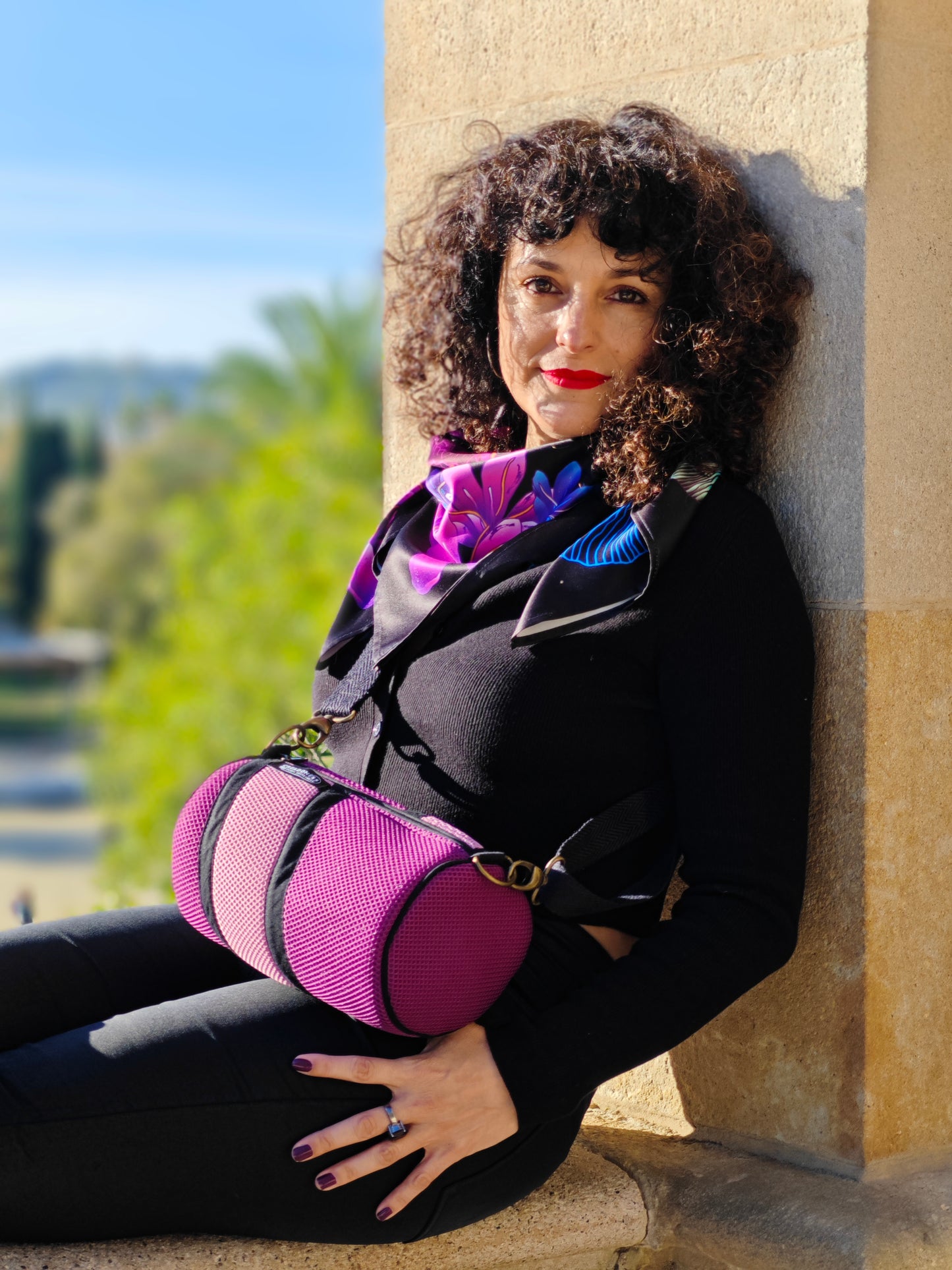 Mini Bolso Básico Violeta-Rosa
