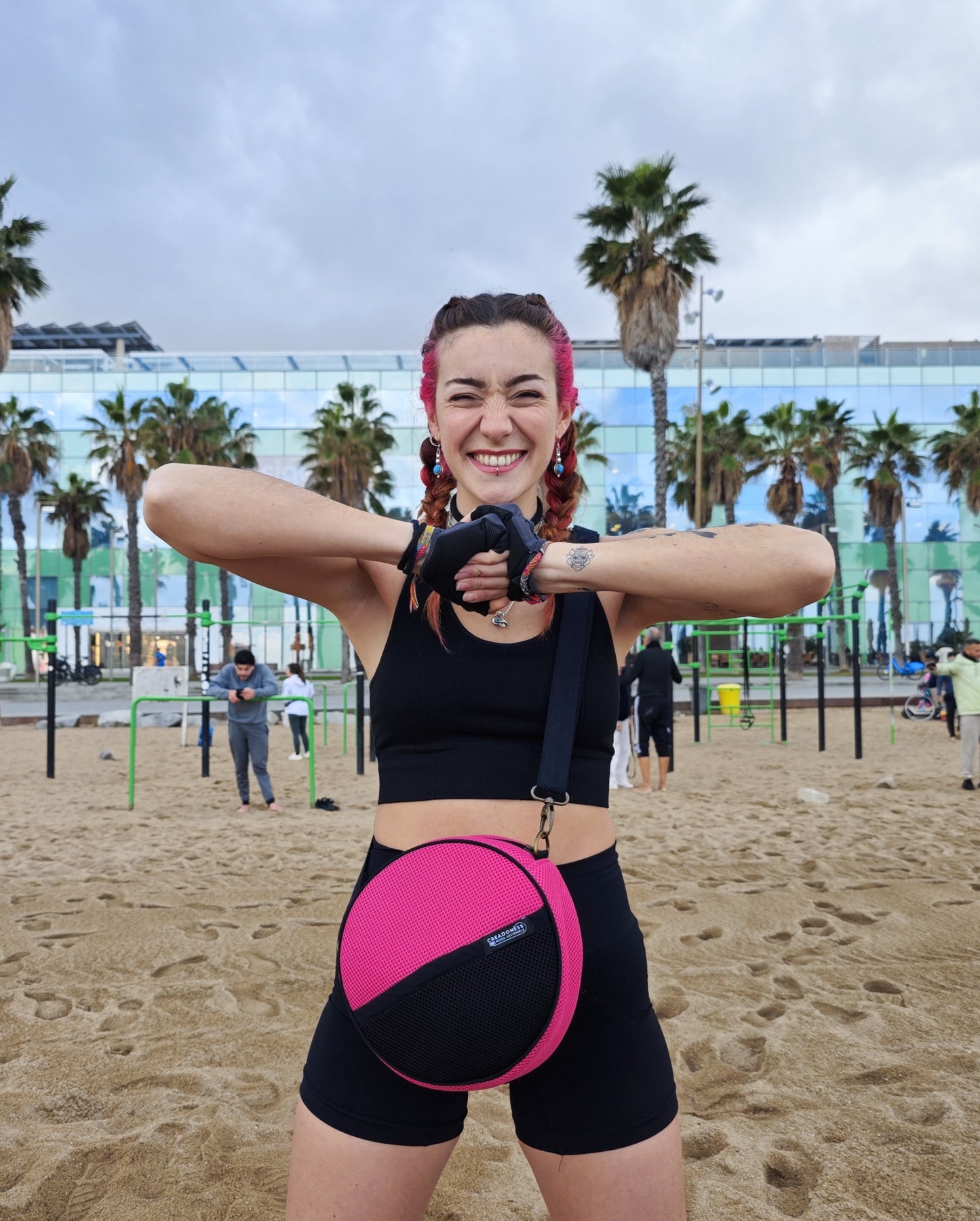 Bolso Circular Fucsia