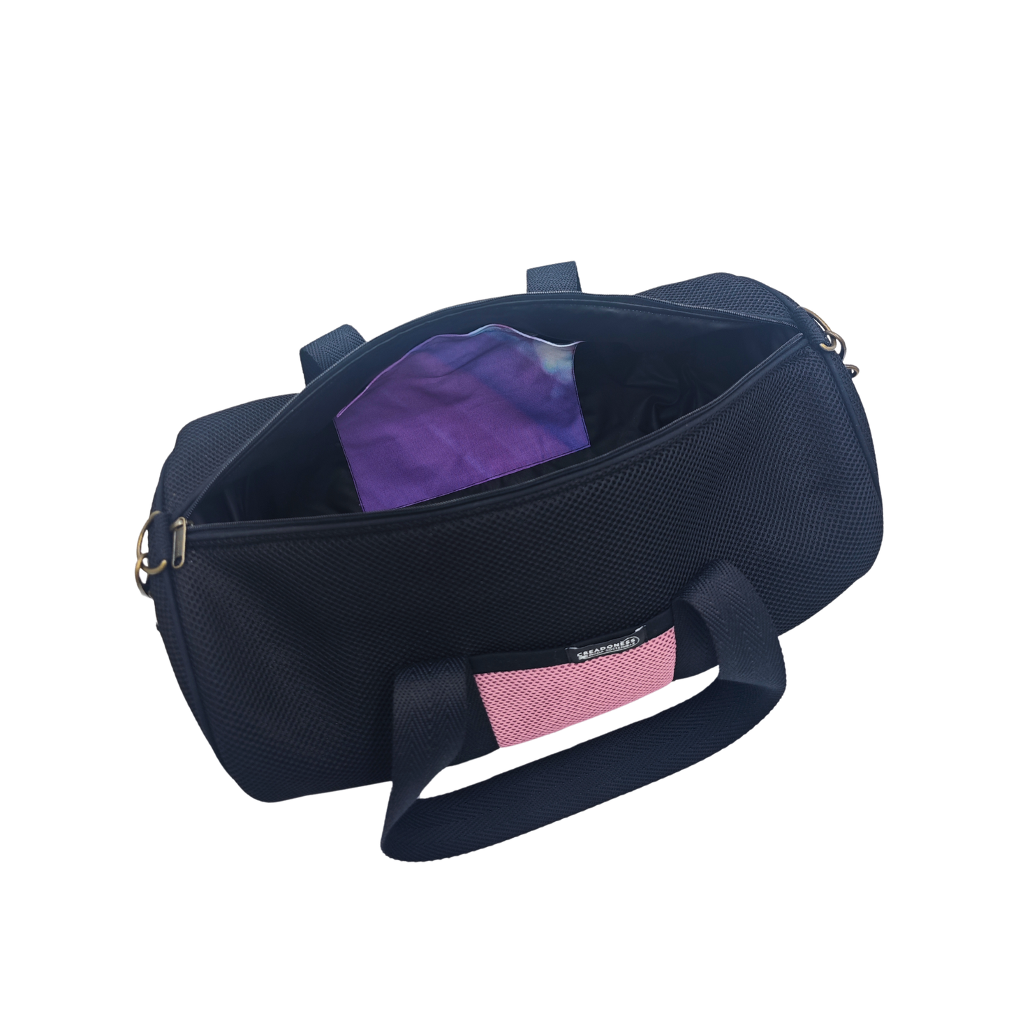 Bolso Deportivo Negro-Rosa