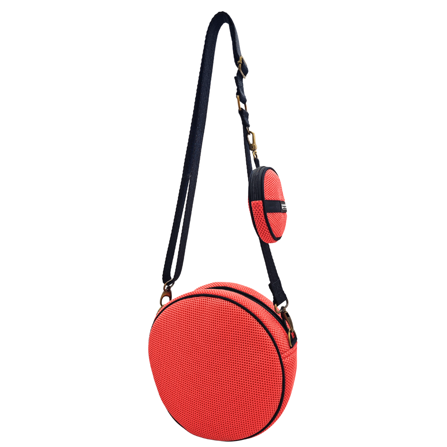 Bolso Circular con Monedero Full Salmón