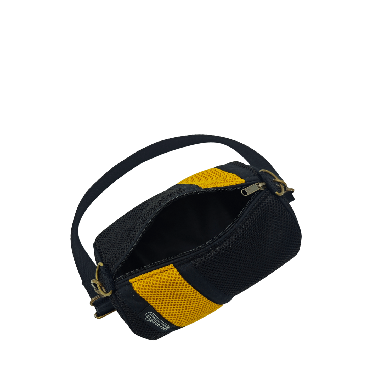 Bolso con Monedero Amarillo-Negro