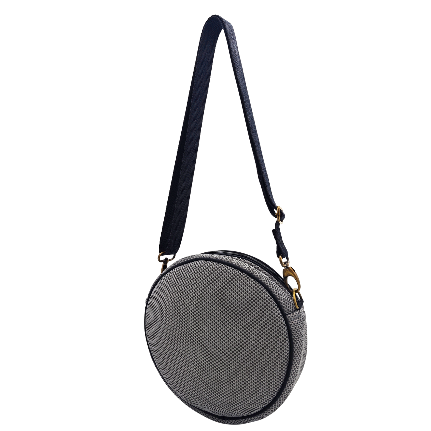 Bolso Circular Full Gris