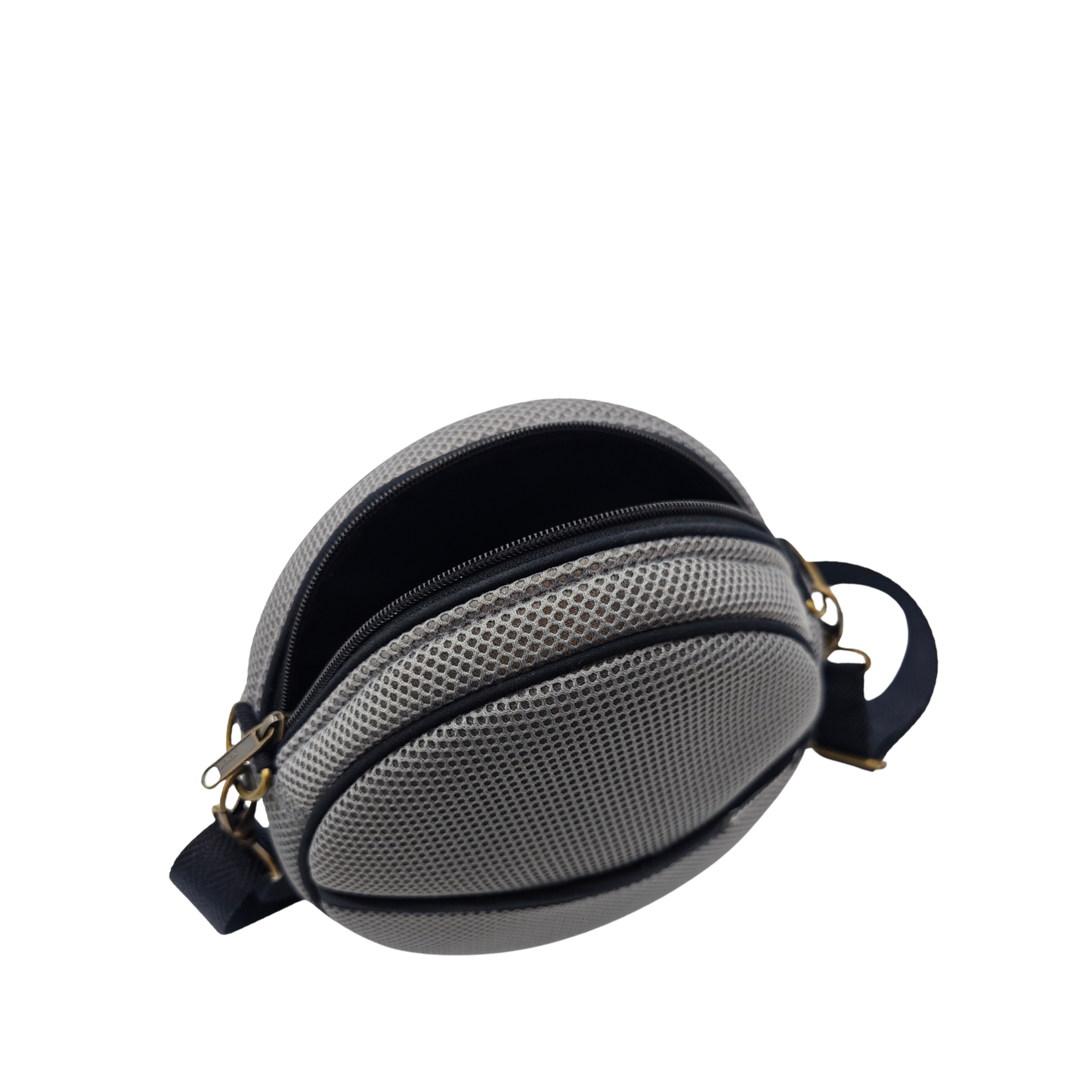 Bolso Circular Full Gris
