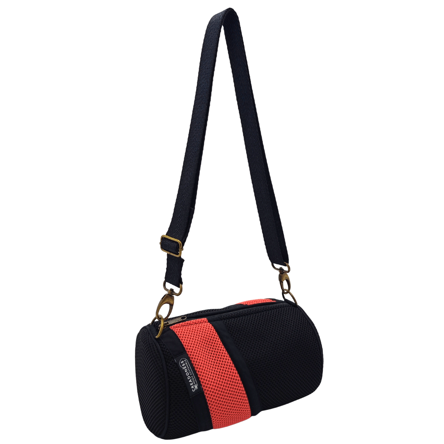 Mini Bolso Básico Negro-Salmón