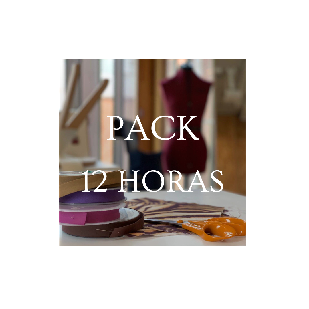 Patronaje y Confección Asistida | PACK 12 HORAS