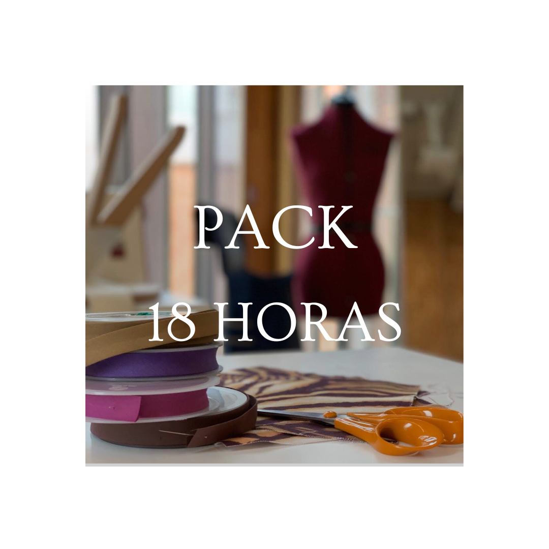 Patronaje y Confección Asistida | PACK 18 HORAS