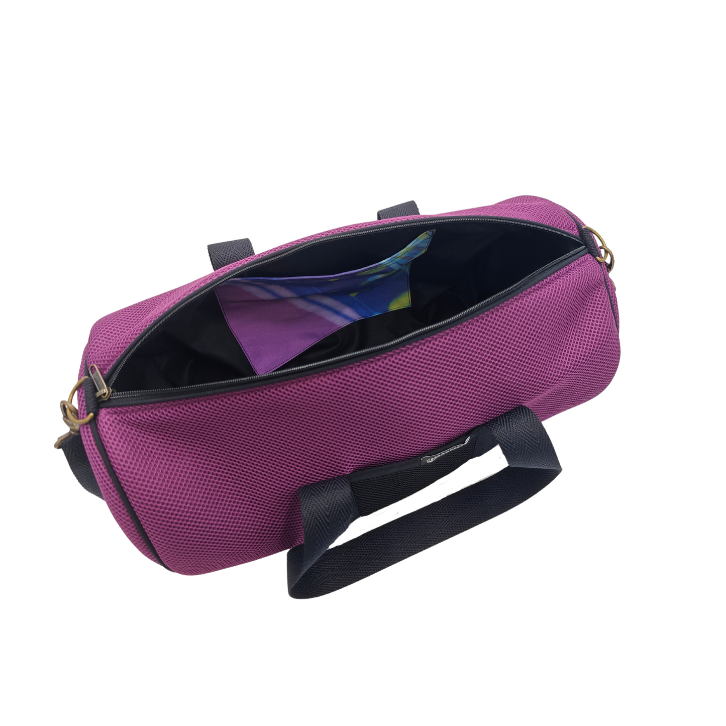 Bolso Deportivo Violeta-Negro