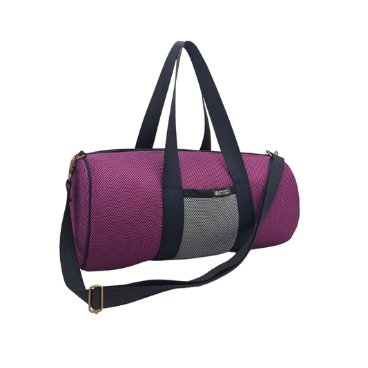 Bolso Deportivo Violeta-Gris