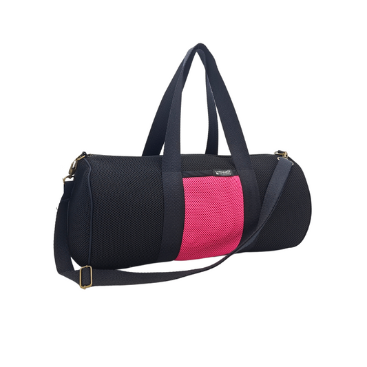 Bolso Deportivo Negro-Fucsia