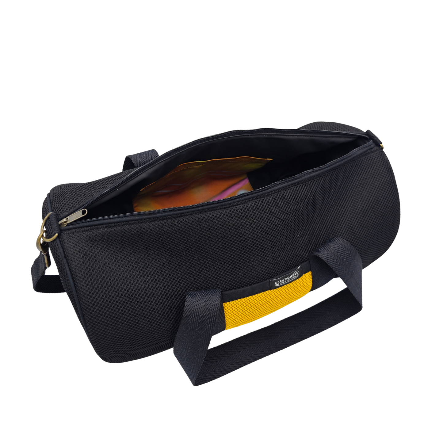 Bolso Deportivo Negro-Amarillo