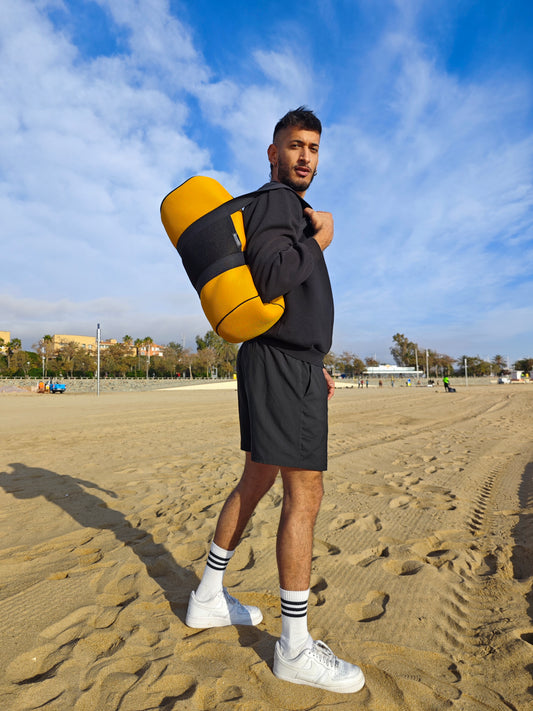 Bolso Deportivo Amarillo-Negro