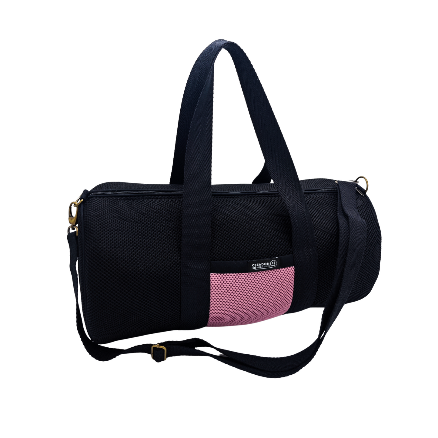 Bolso Deportivo Negro-Rosa