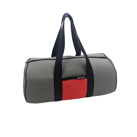 Bolso Deportivo Gris-Salmón