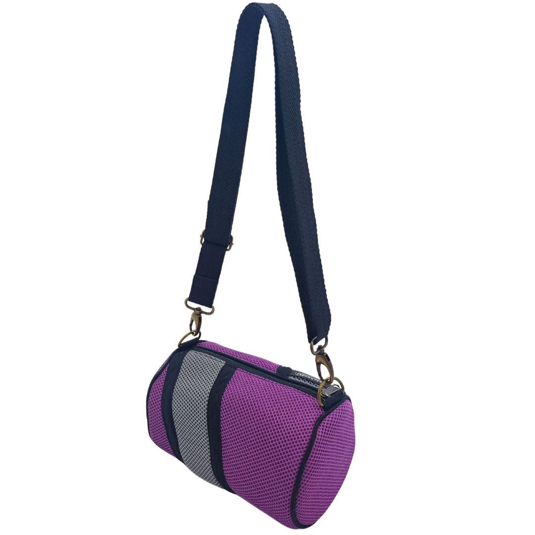 Mini Bolso Básico Violeta-Gris