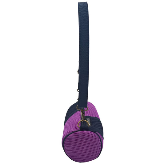 Mini Bolso Básico Violeta-Negro