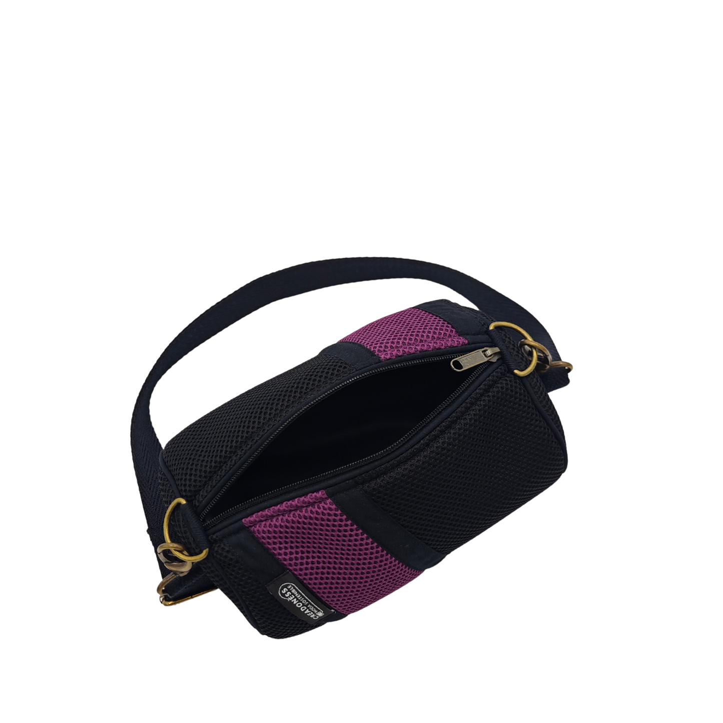 Mini Bolso con Monedero Negro-Violeta