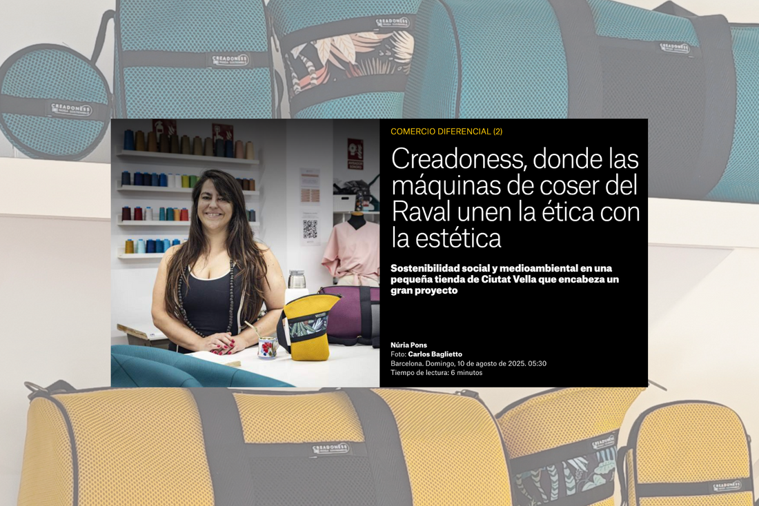 Entrevista en El Nacional: Creadoness, donde las máquinas de coser del Raval unen la ética con la estética