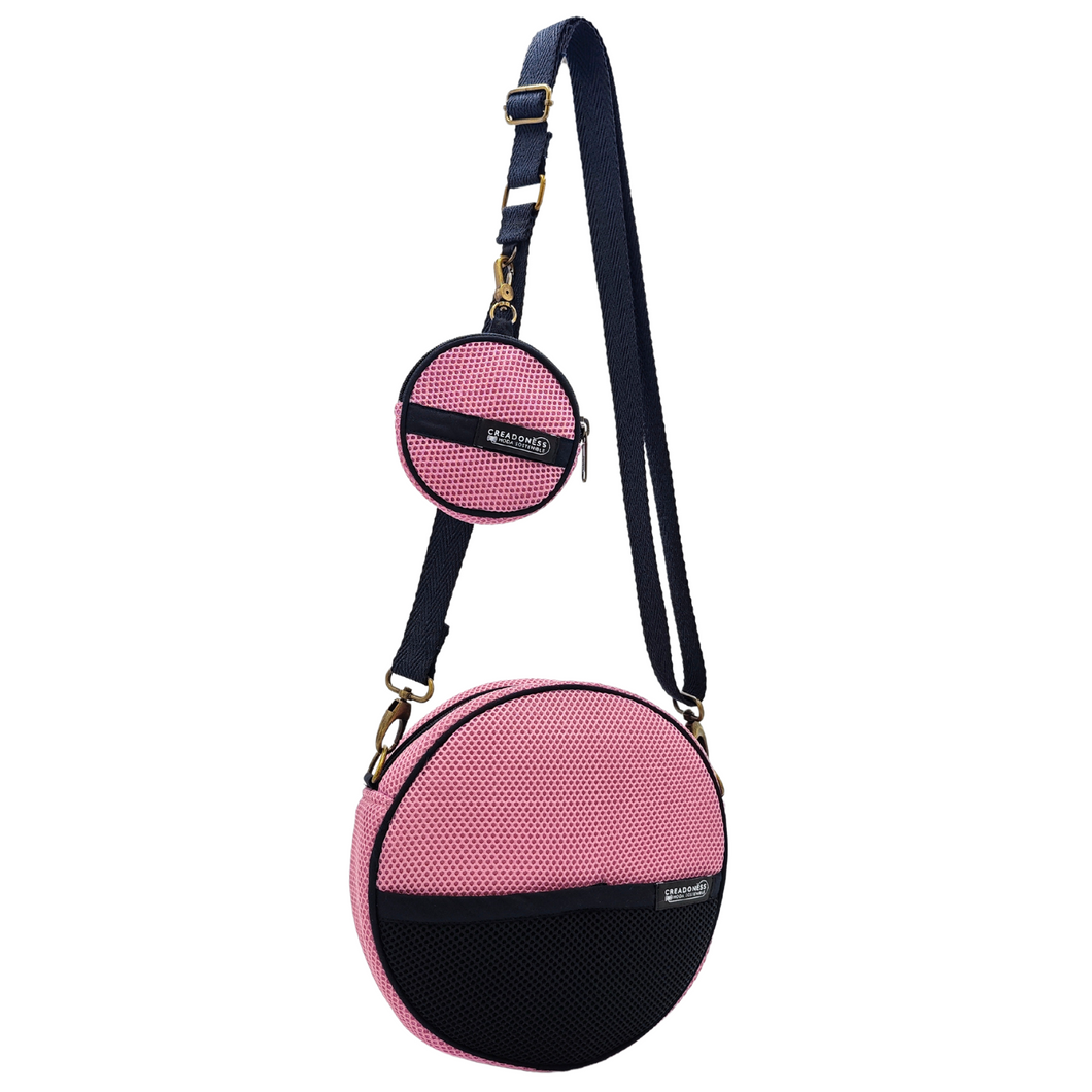 Bolso Circular con Monedero  Rosa