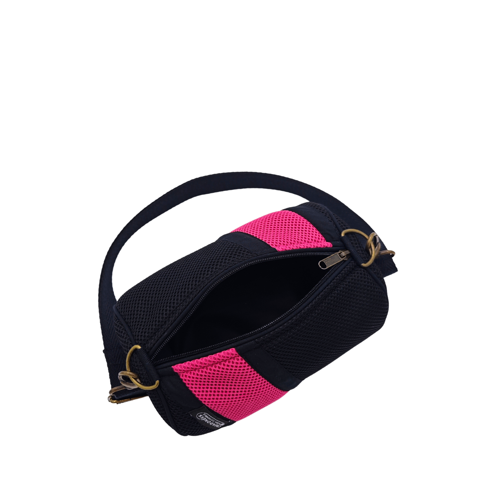 Mini Bag Plus Black-Fuchsia 