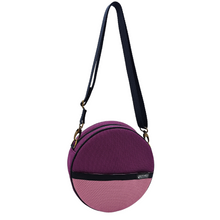 Cargar imagen en el visor de la galería, Bolso Circular Violeta-Rosa
