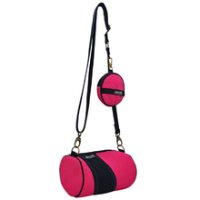 Load image into Gallery viewer, Mini Bag Plus Fuchsia-Black 
