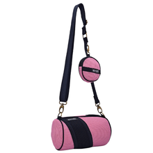 Cargar imagen en el visor de la galería, Mini Bolso con Monedero Rosa-Negro
