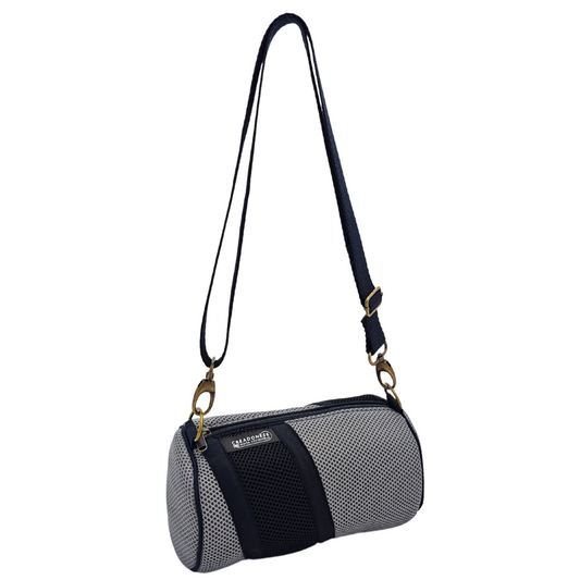 Mini Bolso Básico Gris-Negro