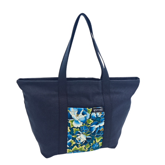 Tote Bag Tsubaji Aoi Negra