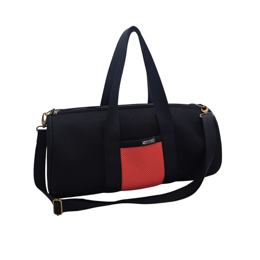 Bolso Deportivo Negro-Salmón