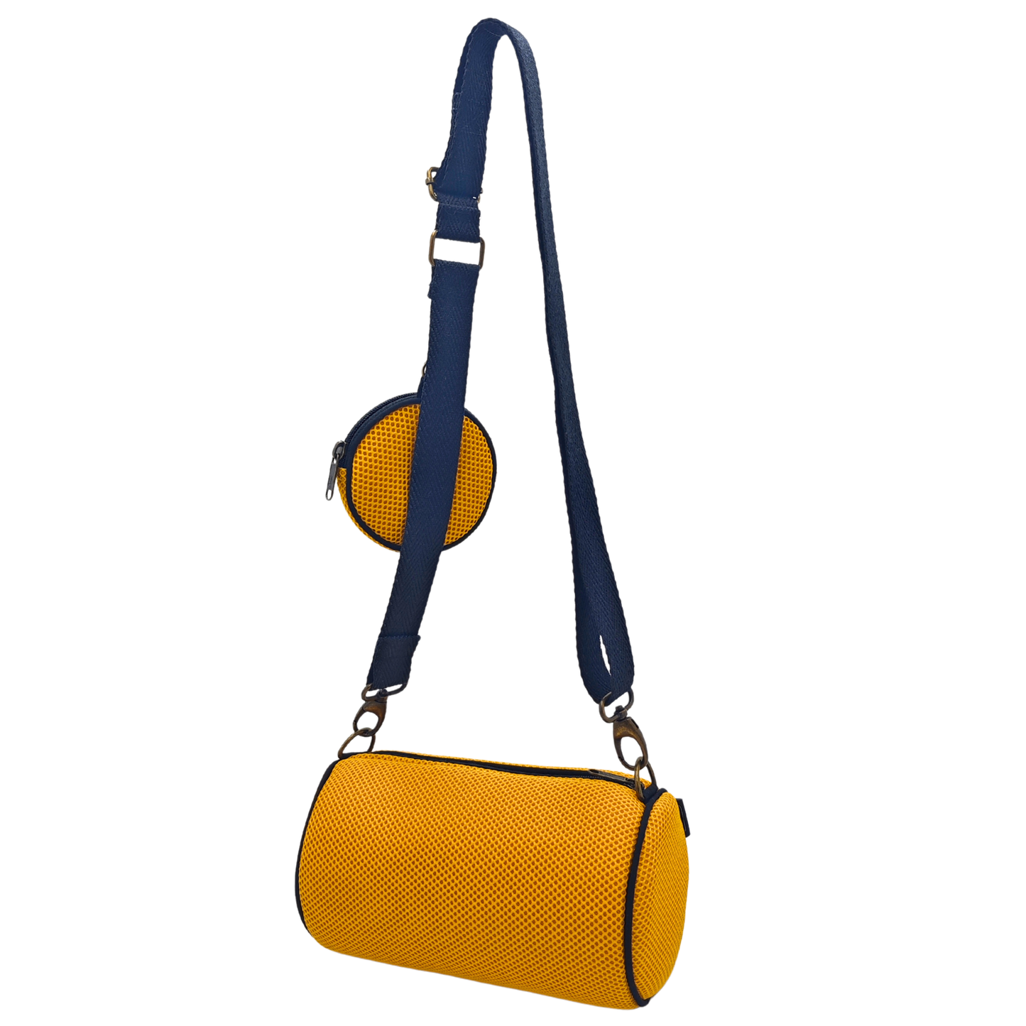 Bolso con Monedero Amarillo