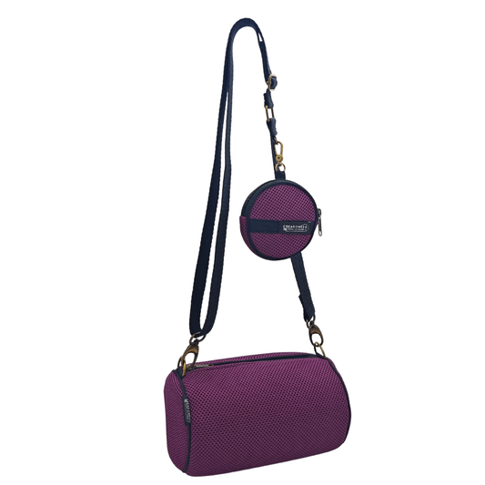 Bolso con Monedero Violeta