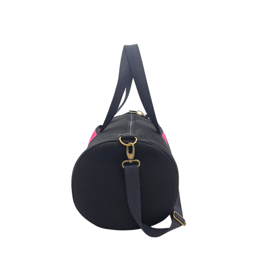 Bolso Deportivo Negro-Fucsia