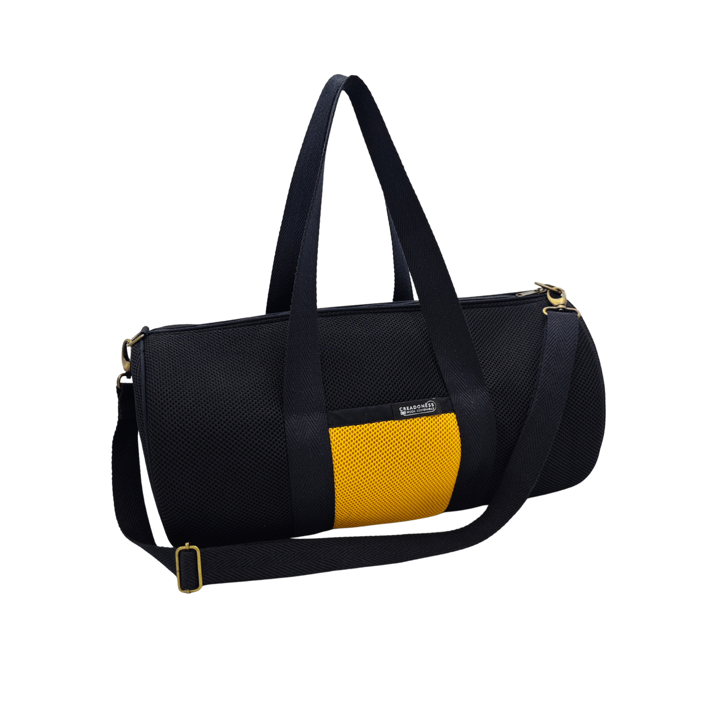 Bolso Deportivo Negro-Amarillo