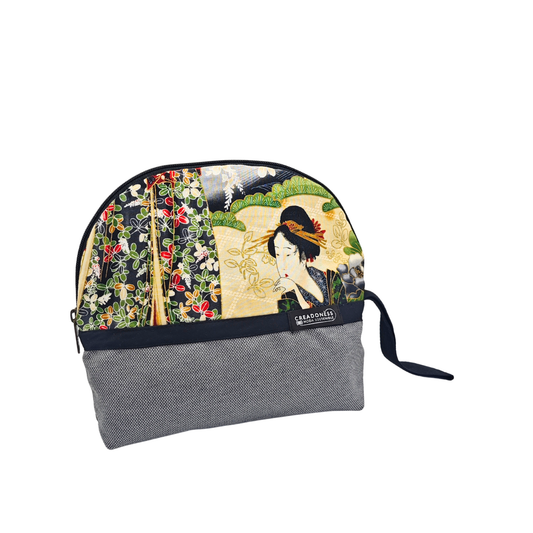 Neceser Grande Geisha Koi Gris