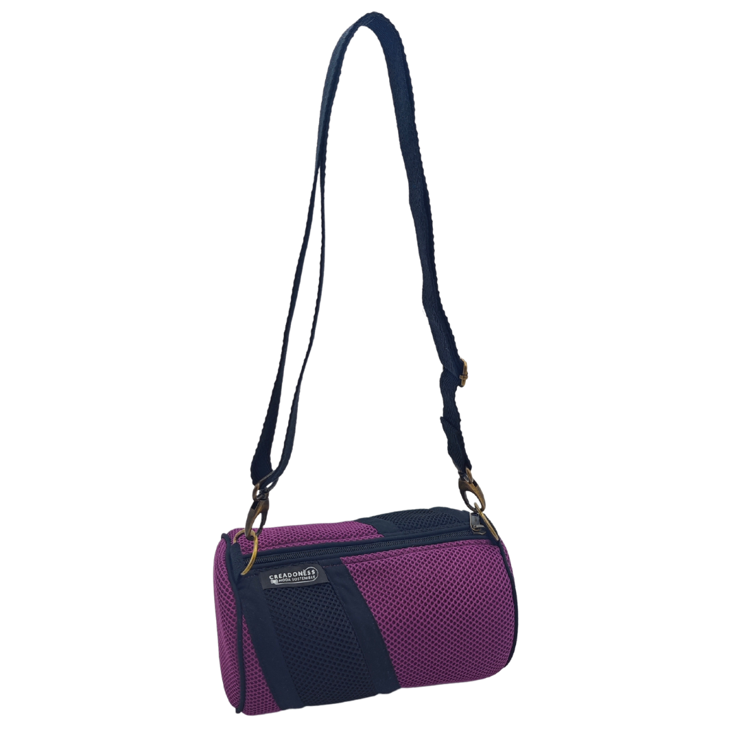 Mini Bolso Básico Violeta-Negro