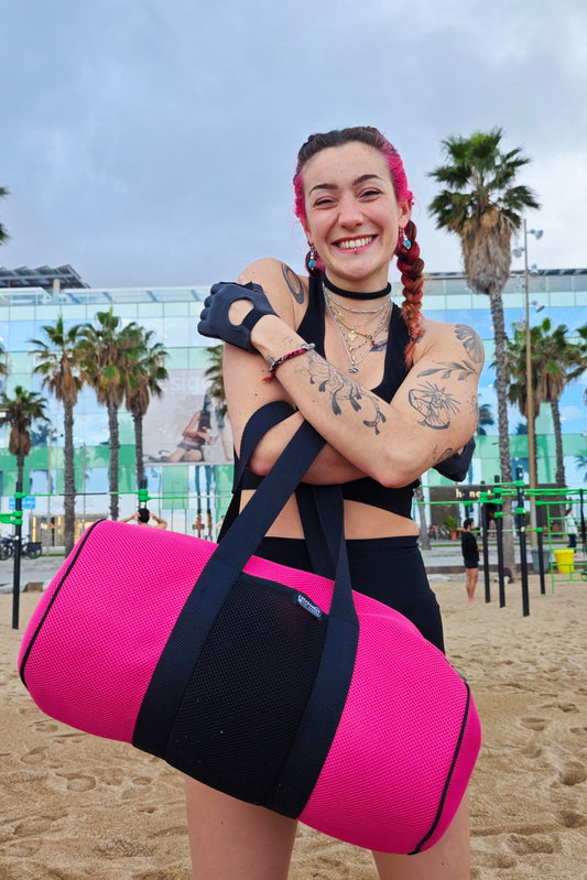 Bolso Deportivo Fucsia-Negro